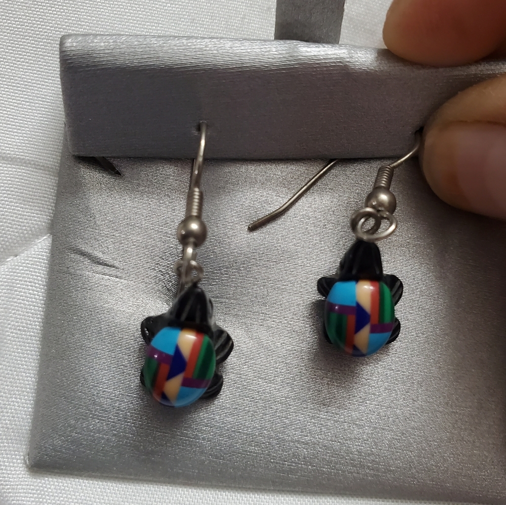 Silver Turtle Native American Style Shell For The… - image 3